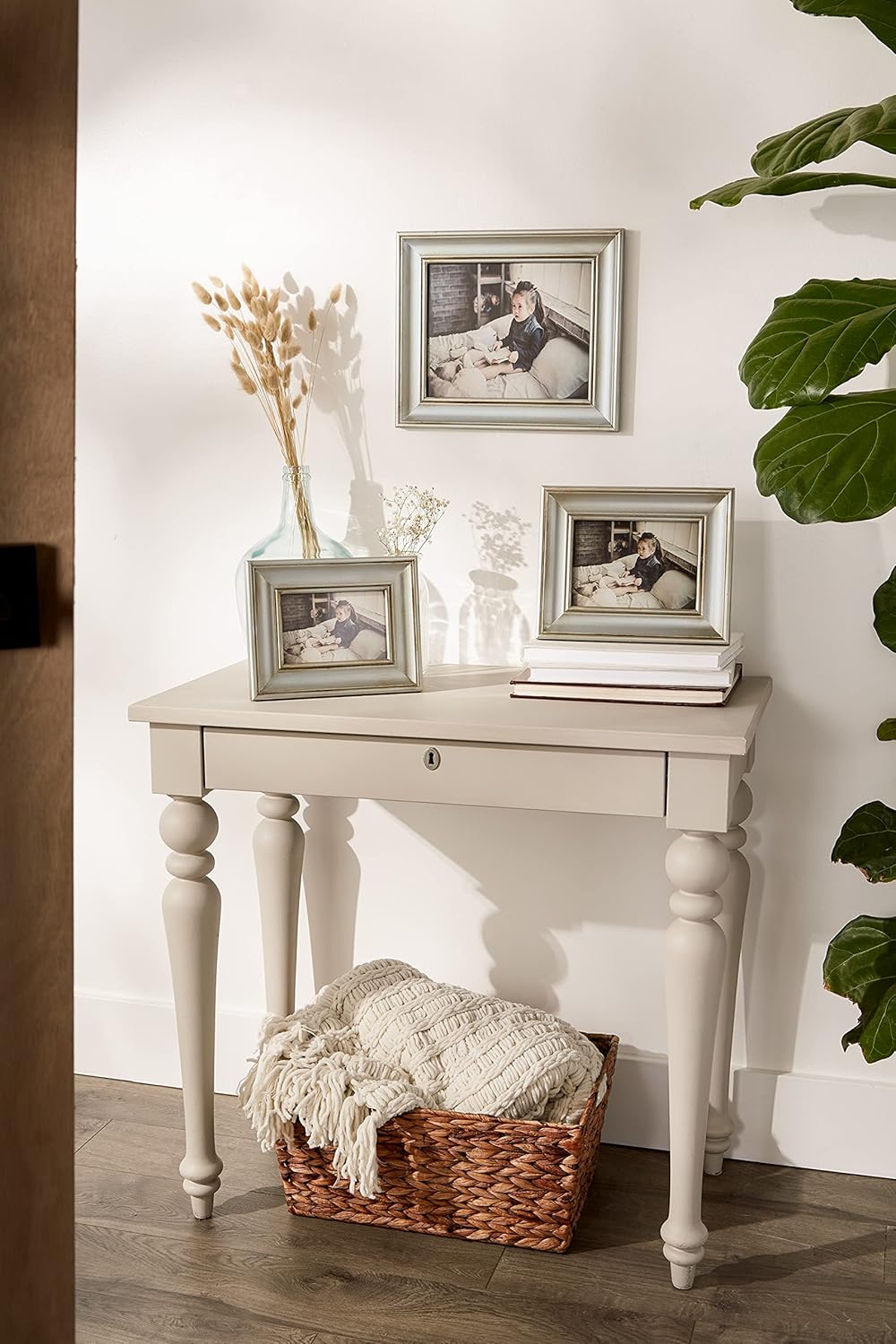 DII Colección de portarretratos, color plateado antiguo