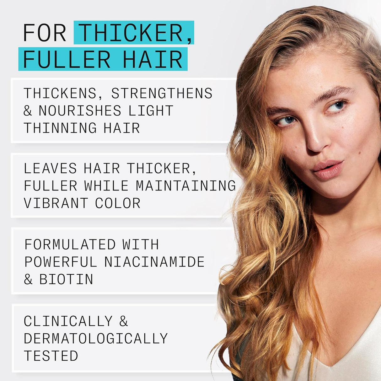 Acondicionador Engrosador para Cabello Dañado y Fino