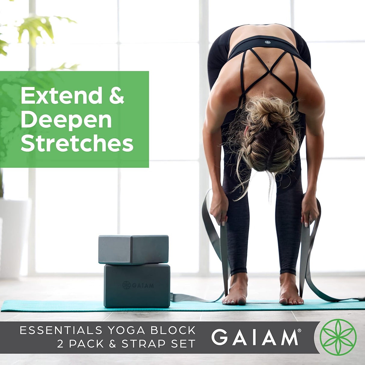 Bloque Yoga Gaiam Eva Antideslizante Soporte