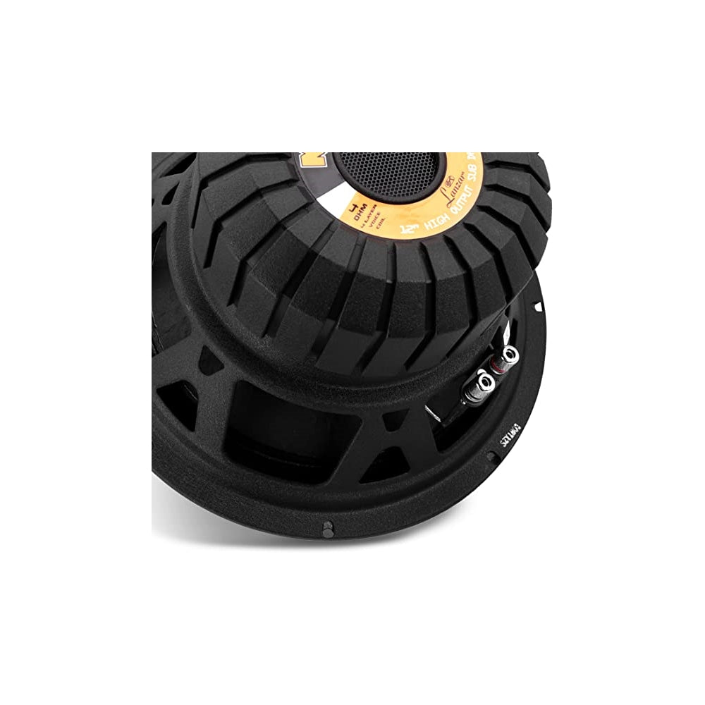 Parlante para vehículo 1000 W  negro LANZAR MAX12