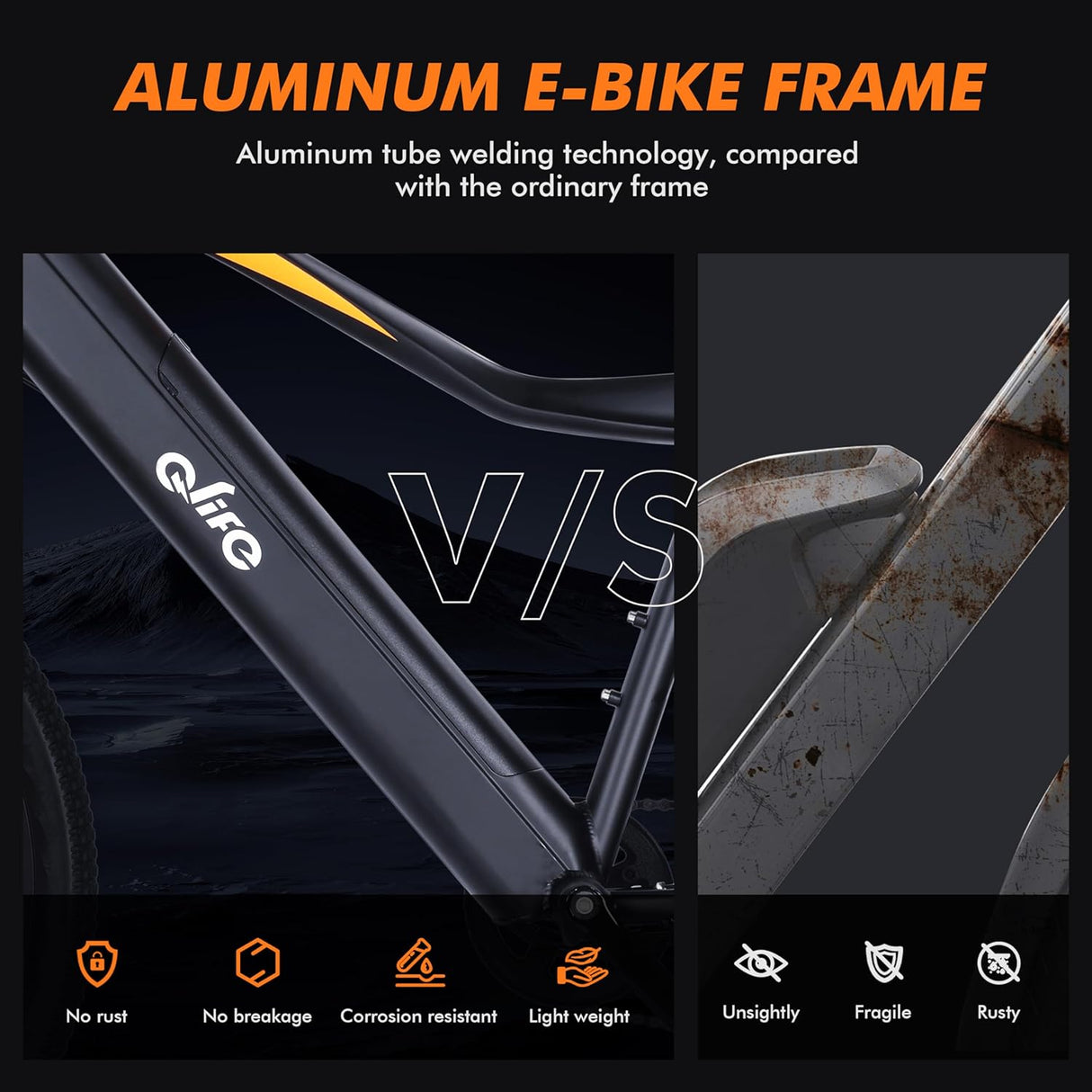 Bicicleta Eléctrica Cityone 26 750W, Batería Removible