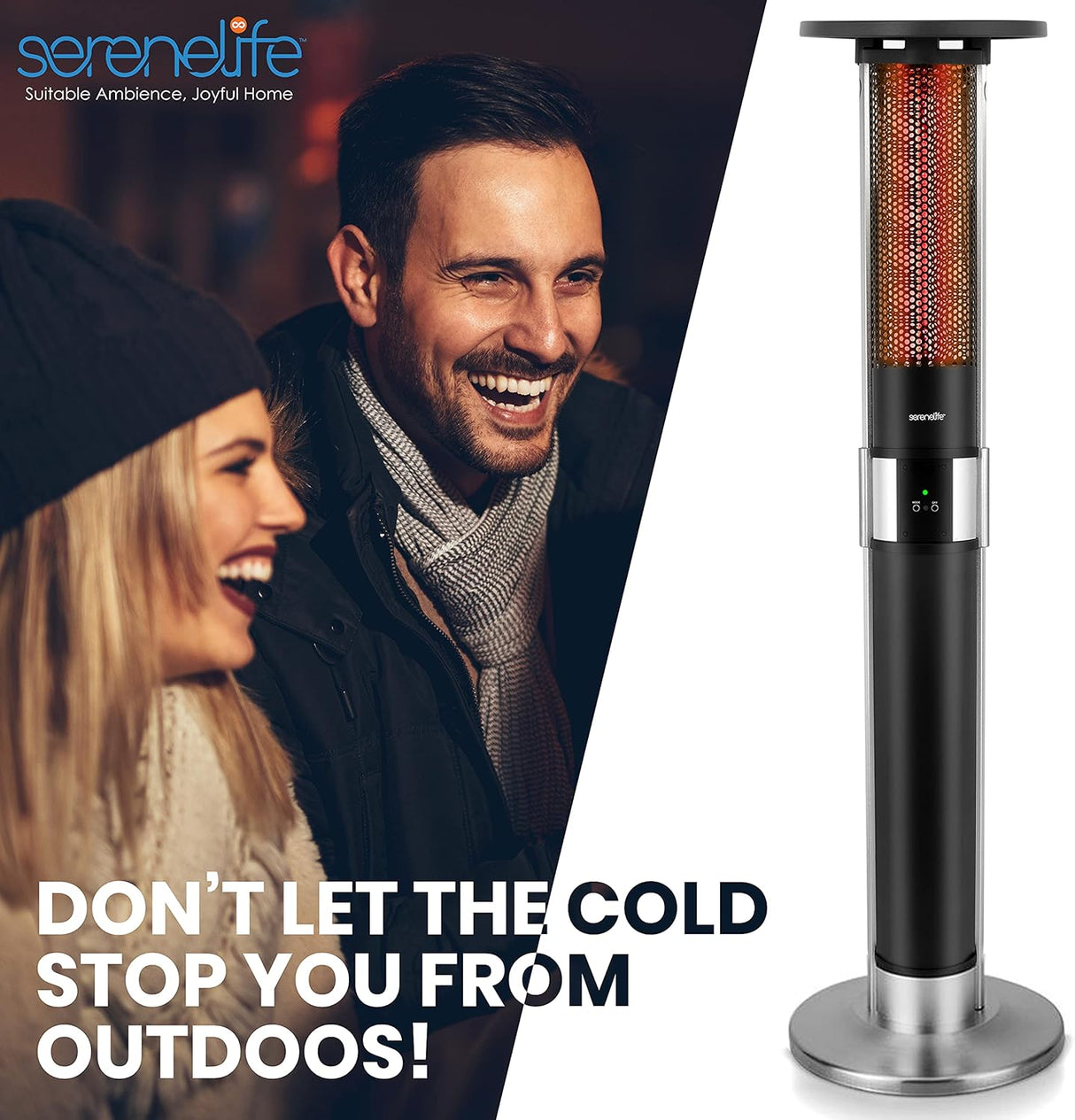 Calentador de espacio eléctrico SereneLife SLOHT44