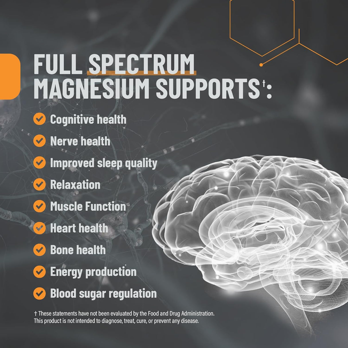 Suplemento de magnesio calmante natural con L teanina P5P