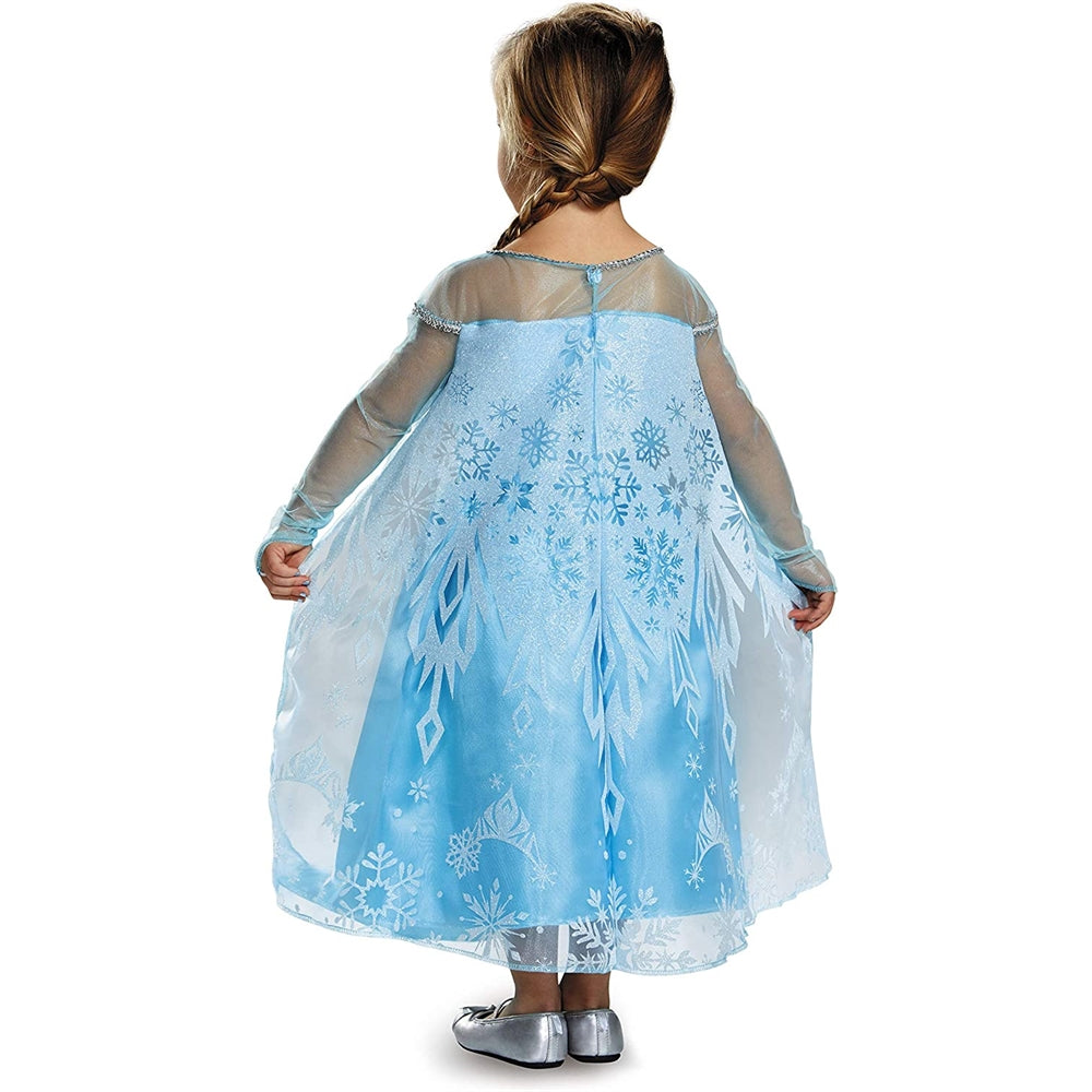 Disfraz de Elsa clásico para niñas pequeñas M (3T-4T)