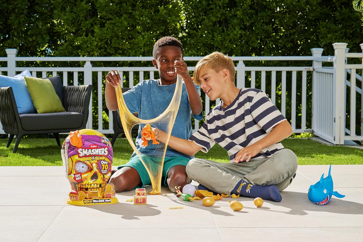 Caza del Tesoro Smashers Dino Island de ZURU, Juguete Interactivo