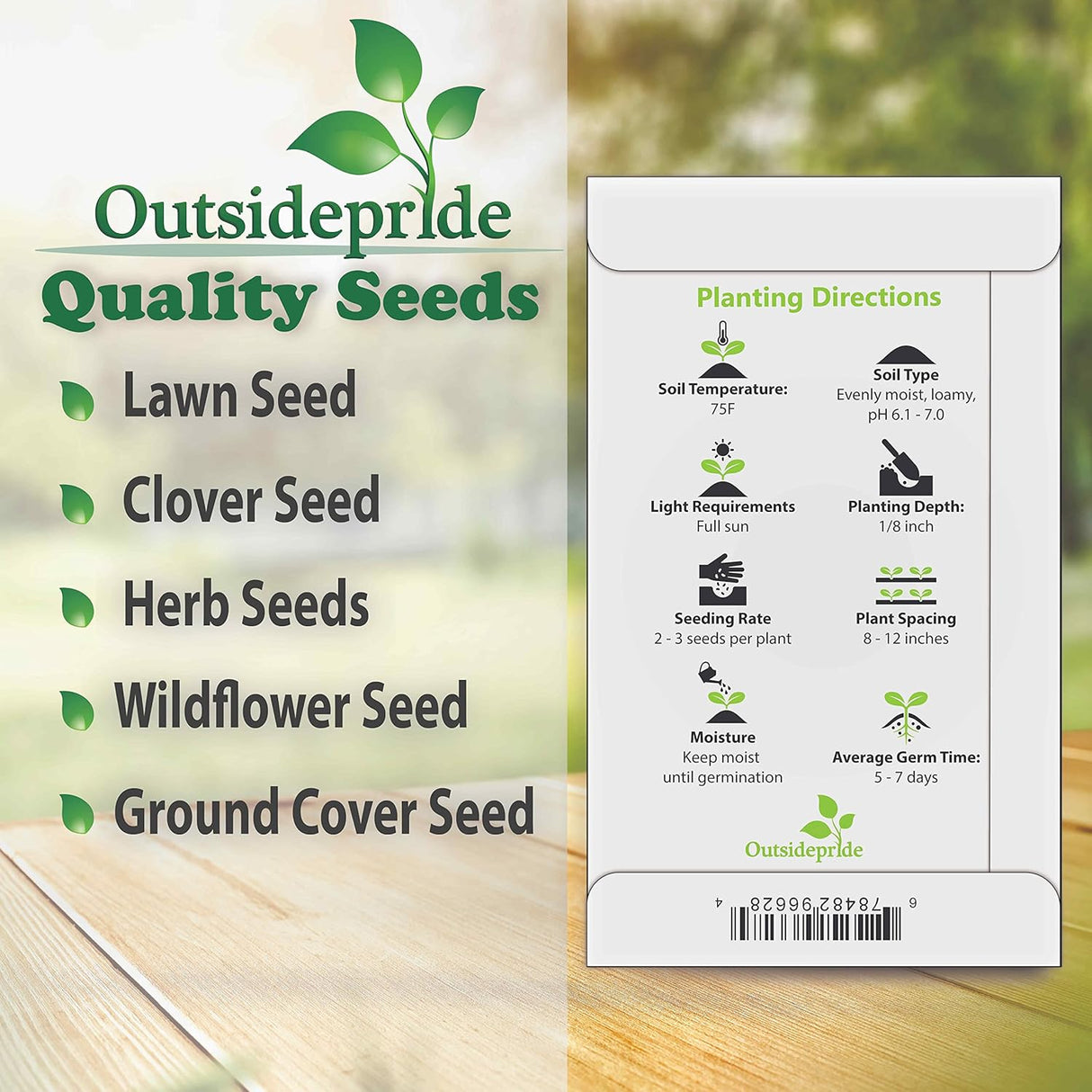 Semillas de Geranio Anual 25 semillas Outsidepride para plantar