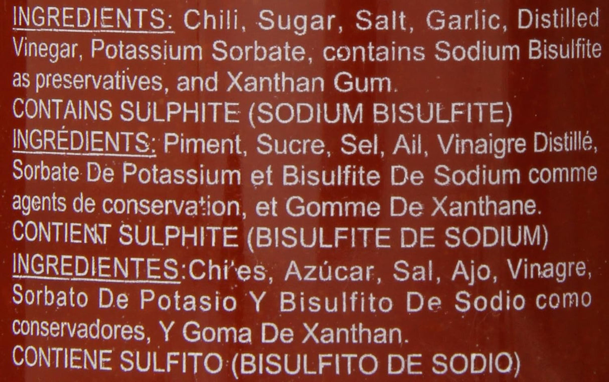 Huy Fong Salsa Chili Sriracha caliente, 28 onzas, paquete de 6