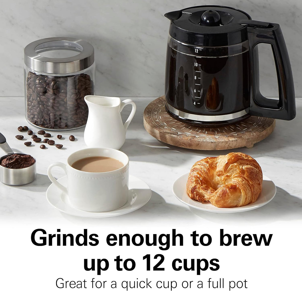 Molinillo de café eléctrico acero inoxidable Hamilton Beach