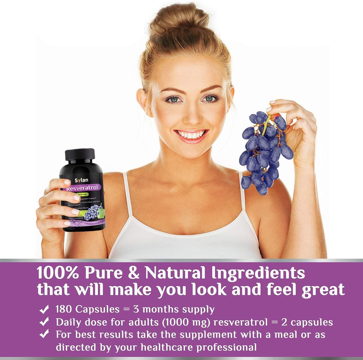 Suplementos Alimenticios Resveratrol cápsulas suplemento