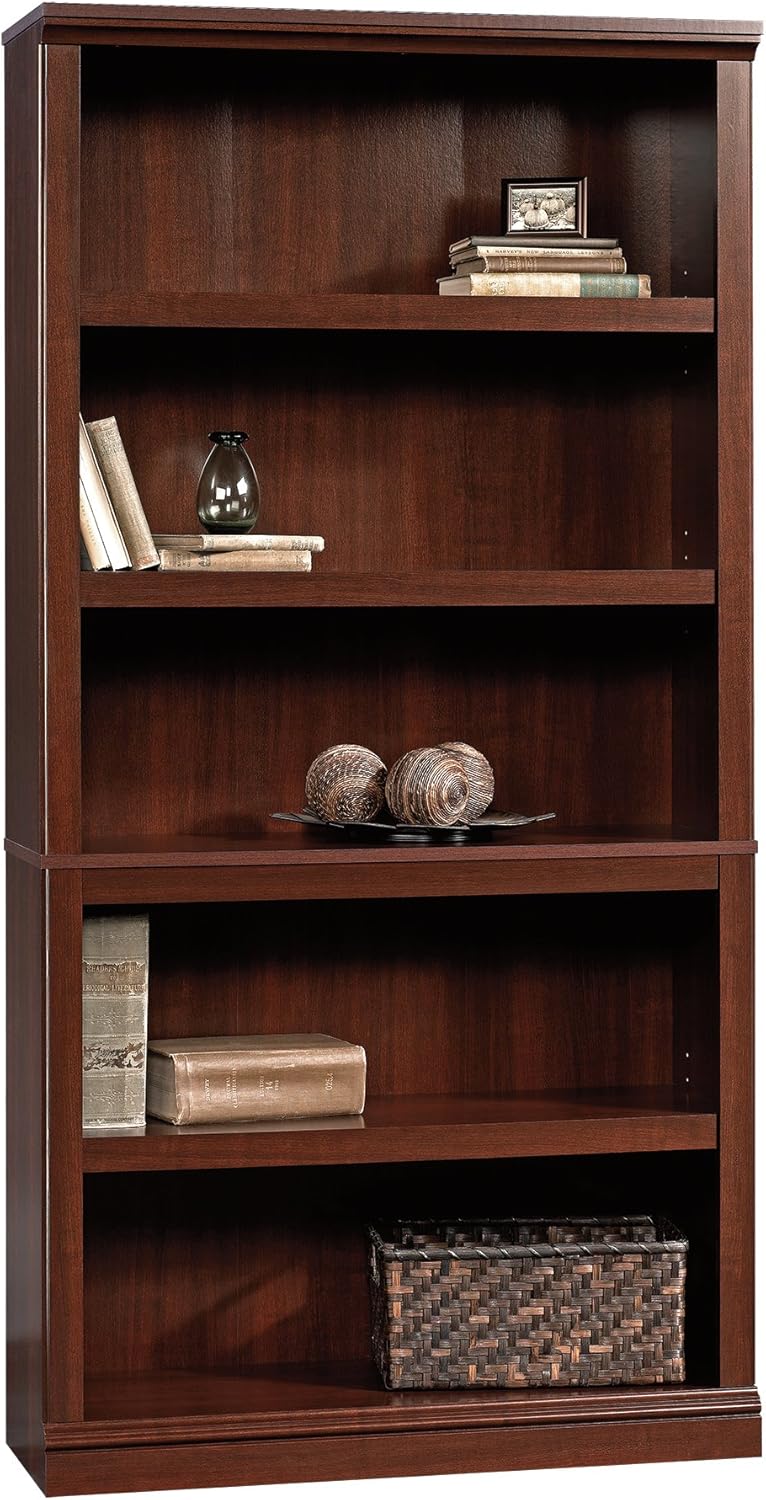 Estantería 5 estantes Sauder, almacenamiento variado, modelo 1234