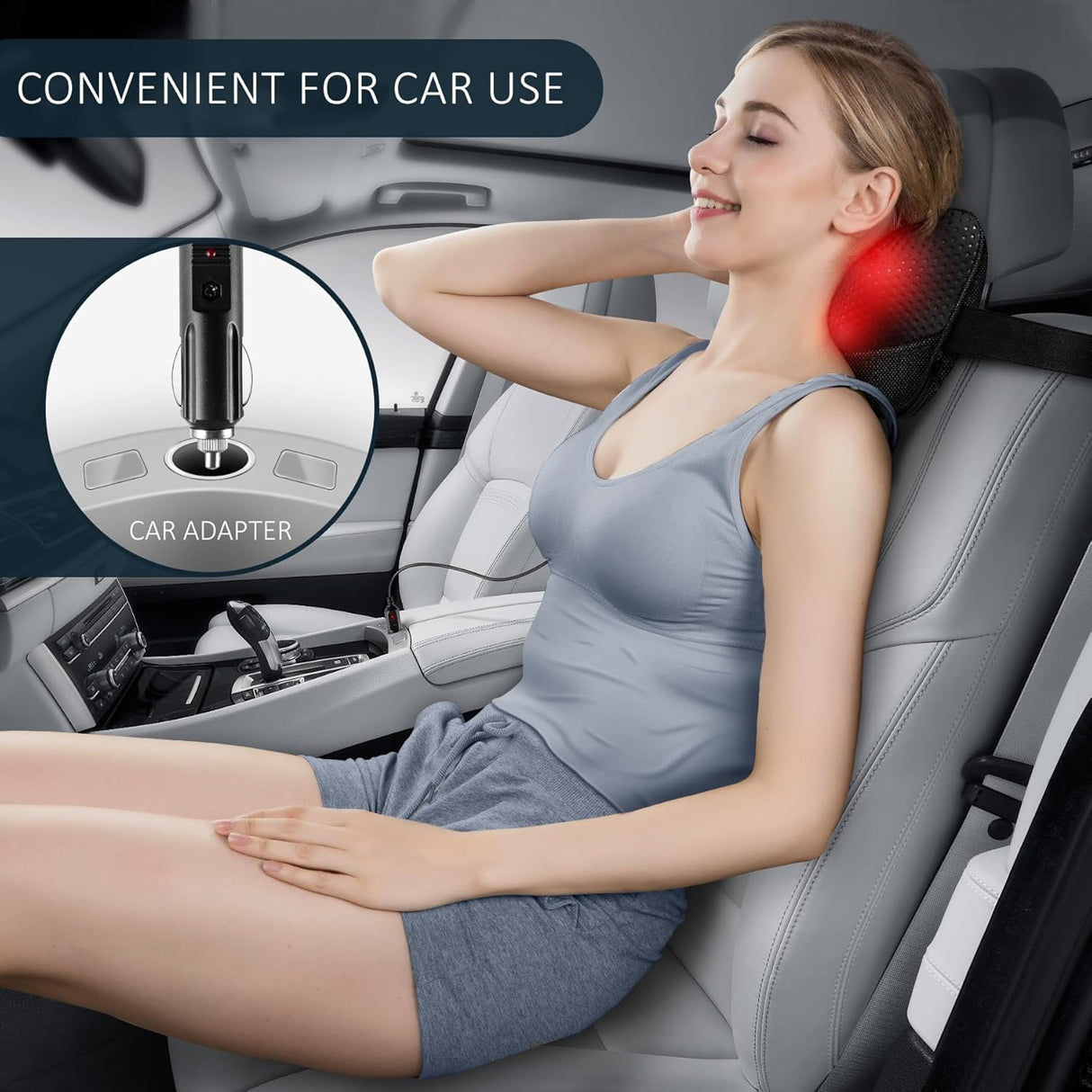 Masajeador VIKTOR JURGEN Shiatsu con Calor y Relaxación