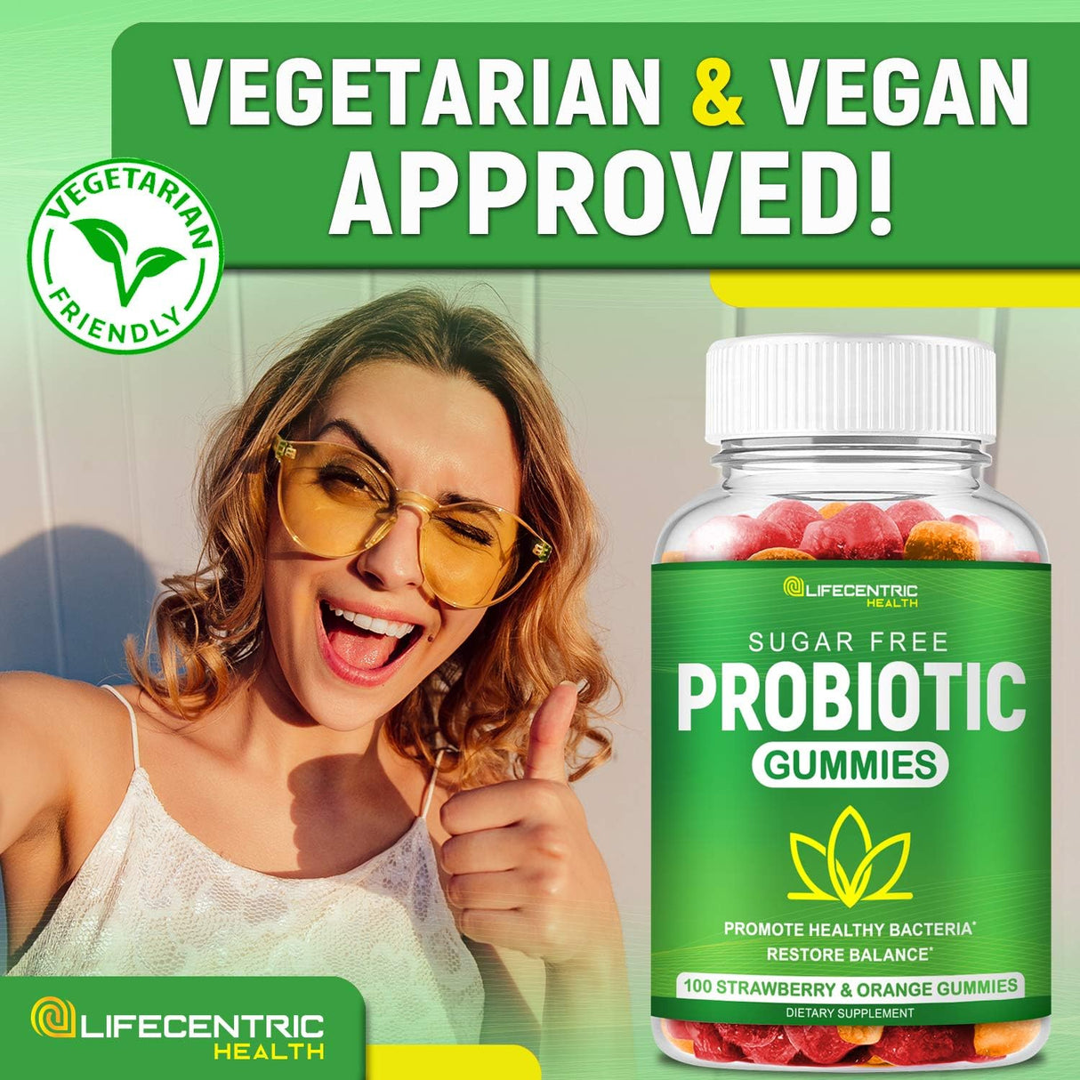 Suplemento Gomitas probióticas para adultos y niños Max