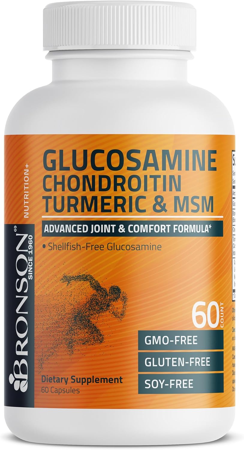 Bronson Suplemento Articular con Glucosamina y Cúrcuma 60 Caps