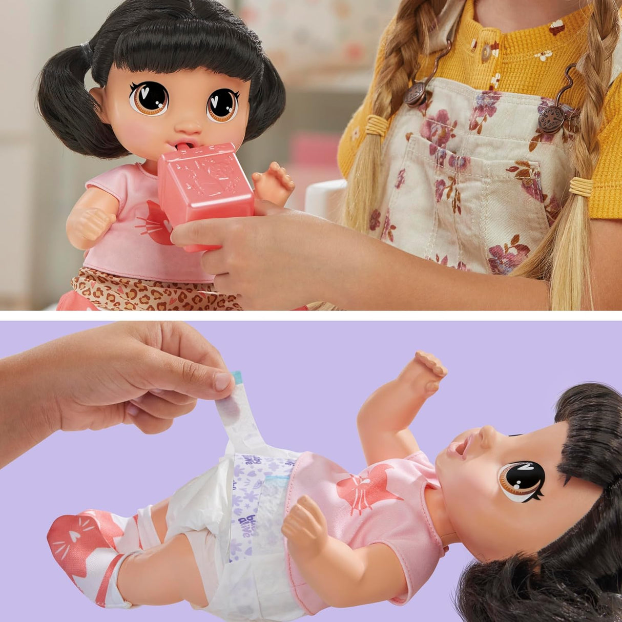 Muñeca Baby Alive Super BFF Katie Kat, 11 Pulg, Exclusiva Amazon