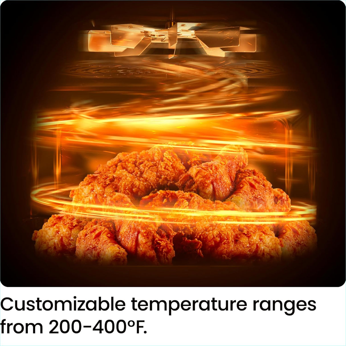 Freidora de aire Chefman TurboFry XL 8 Qt, digital, automática