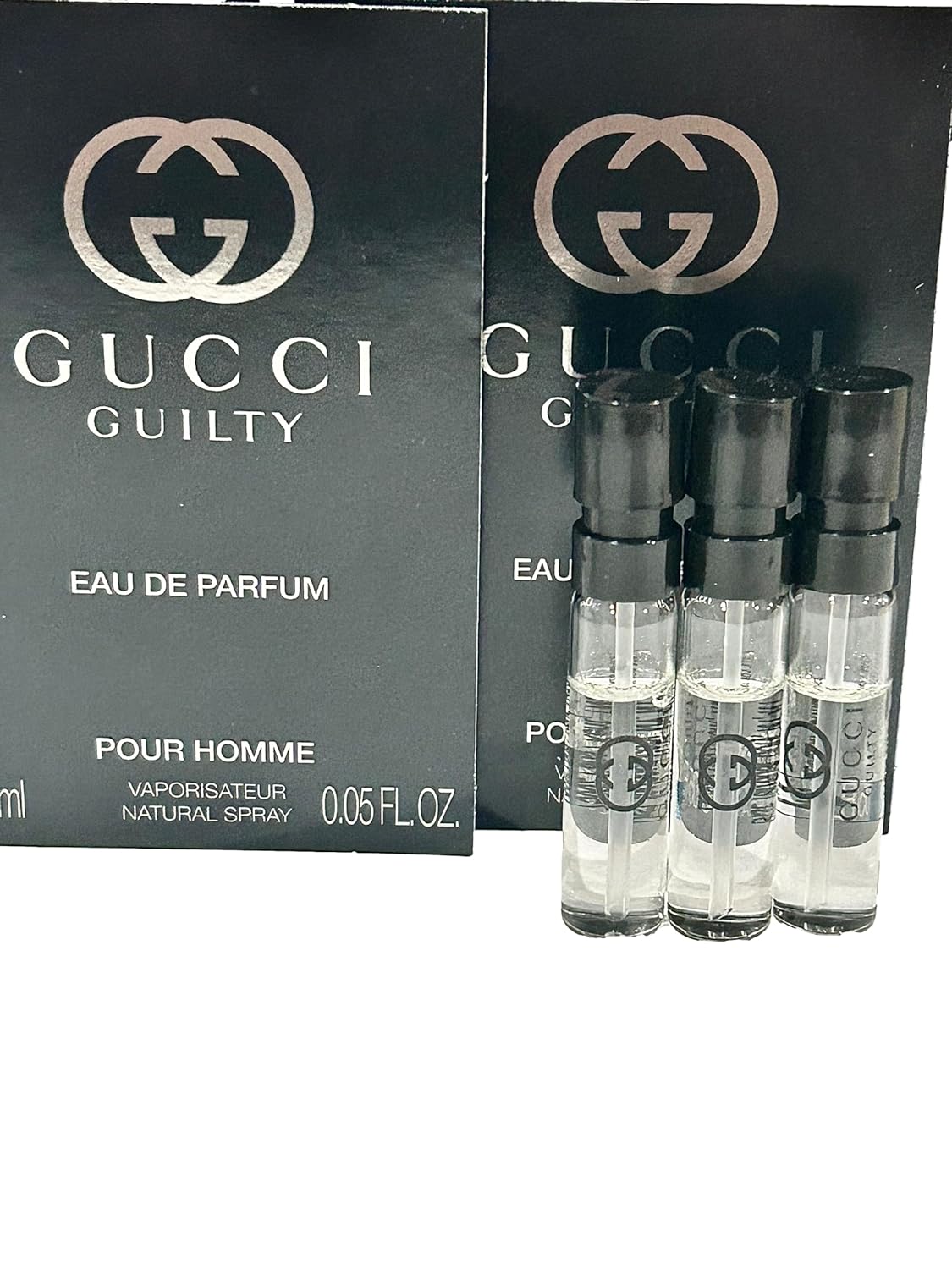Eau de Parfum Guilty Pour Homme Muestra Mini 1.5 ML - Juego de 3