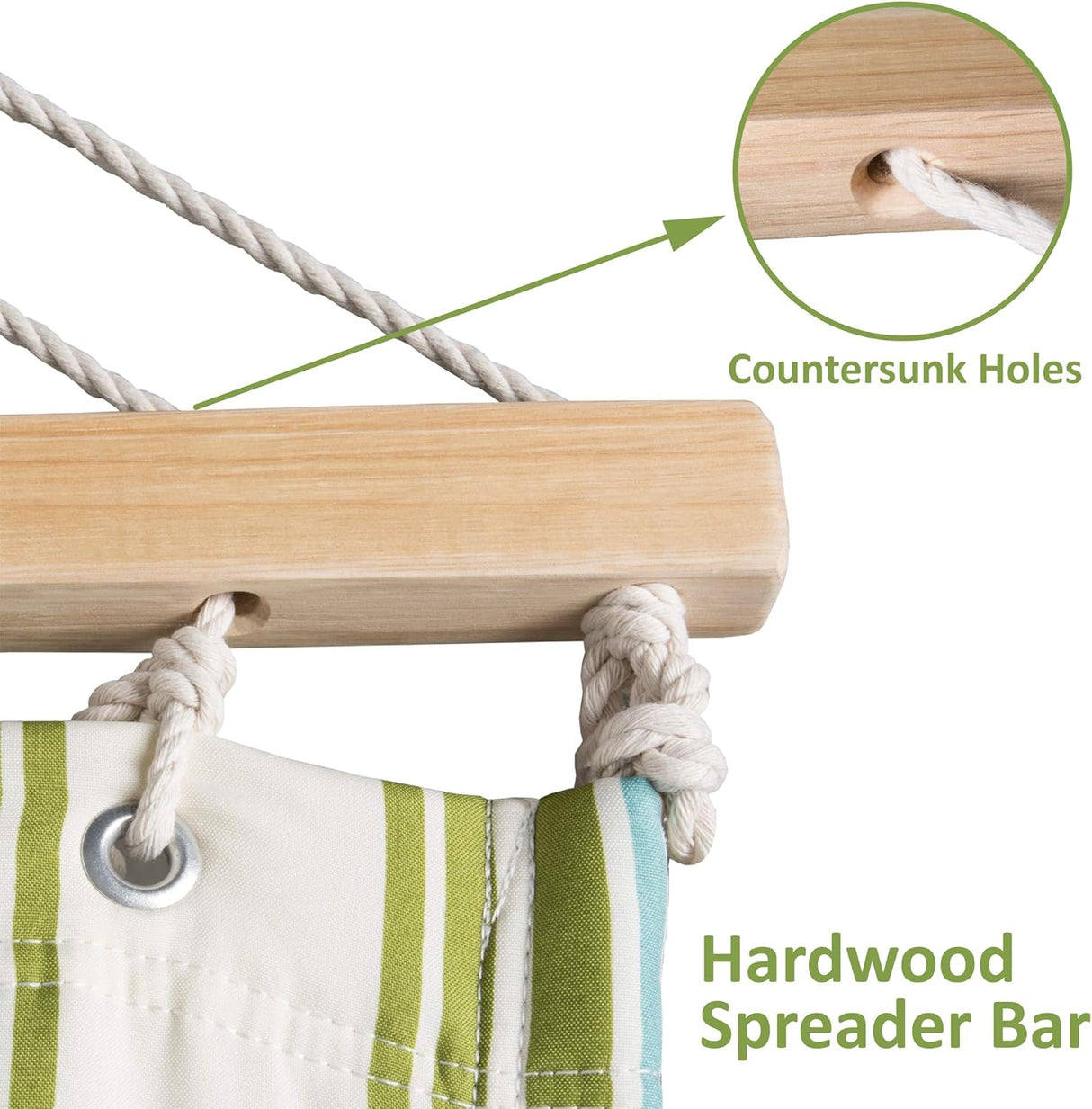 Hamaca Doble Portátil SUNCREAT con Soporte, 475 lbs, Modelo STD