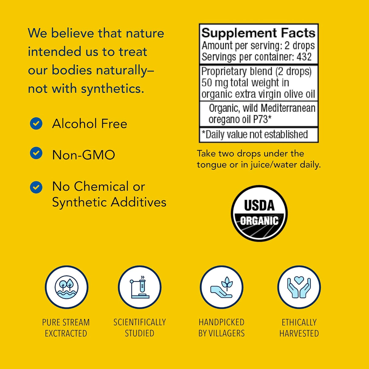 Aceite de Orégano Salvaje Orgánico, Apoyo Inmune, Salud Óptima