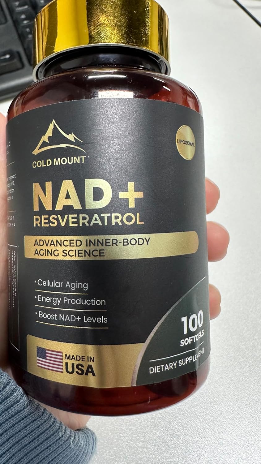 Suplemento Liposomal NAD+ 1200mg, Energía y Antienvejecimiento