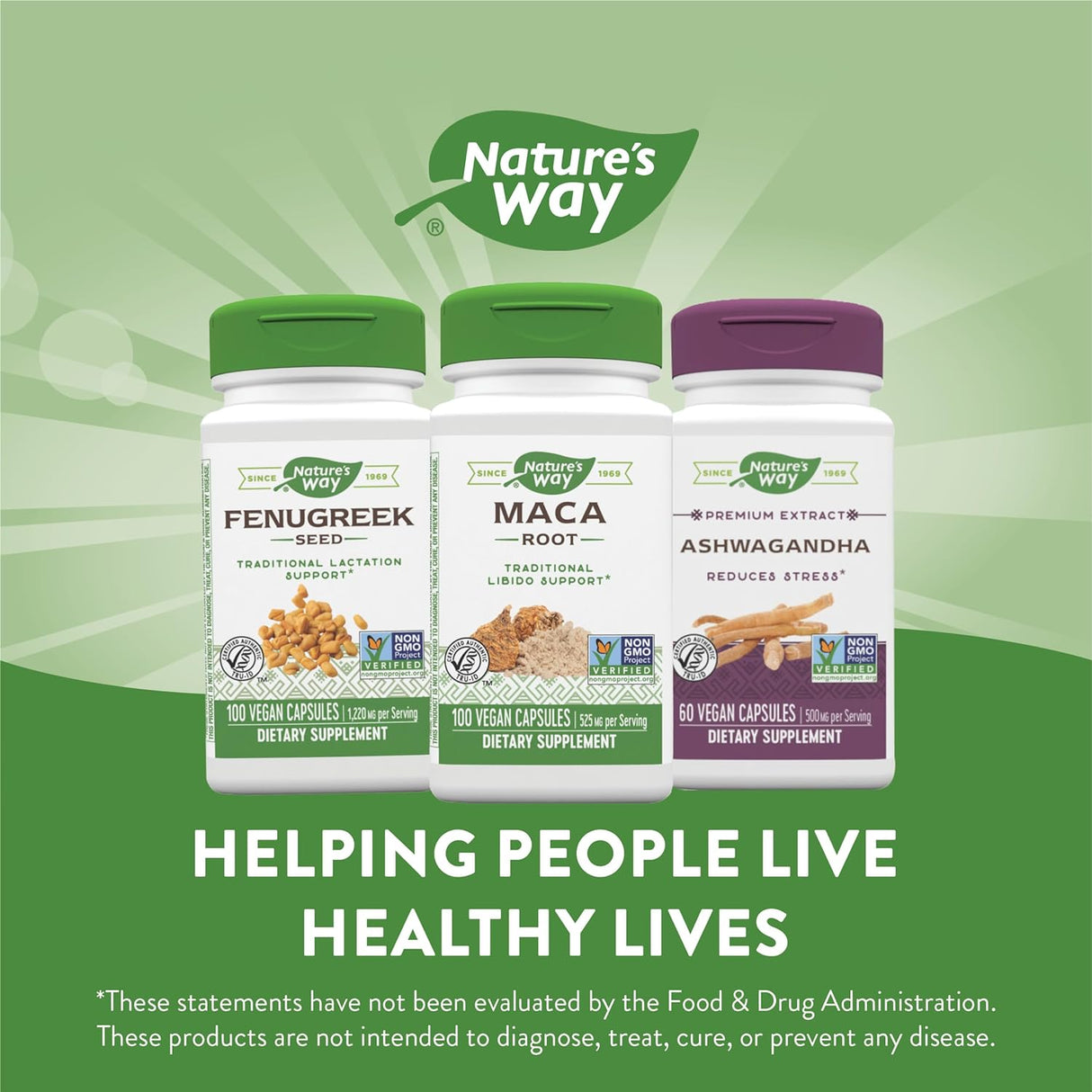 Suplemento Raíz de maca Nature's Way 100 cap