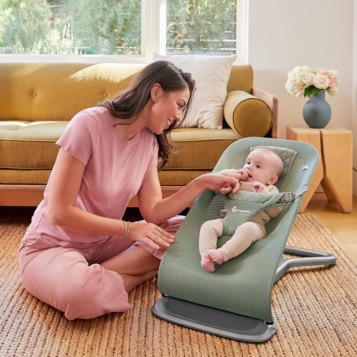 Hamaca Evolve 3 en 1 Ergobaby, ajustable para bebé y niño