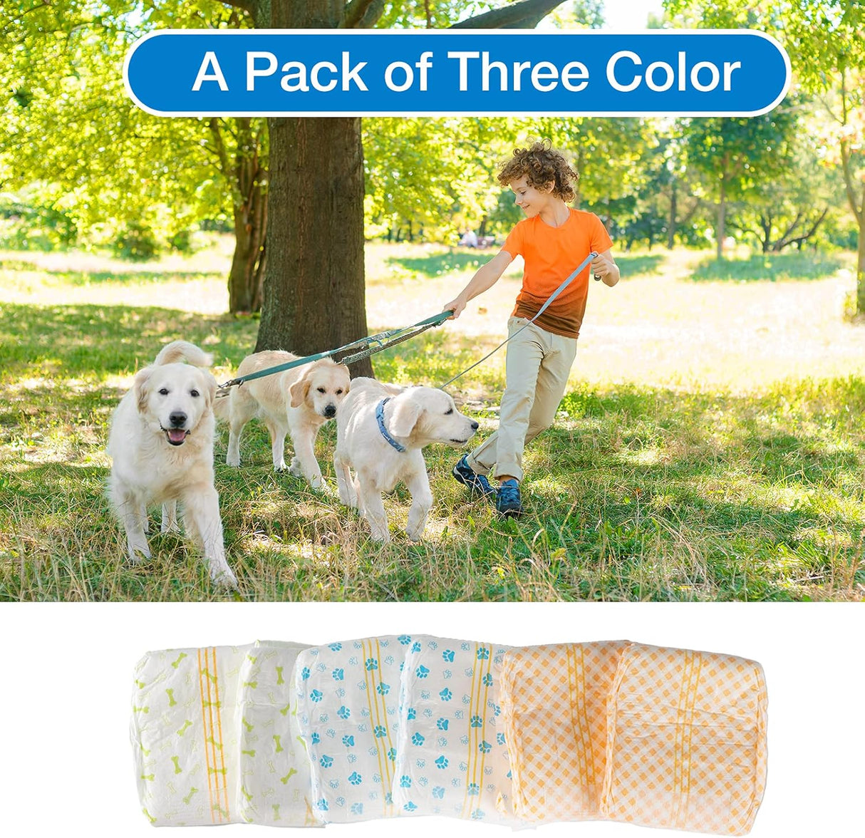 Pet Soft Pañales desechables perros machos tamaño pequeño