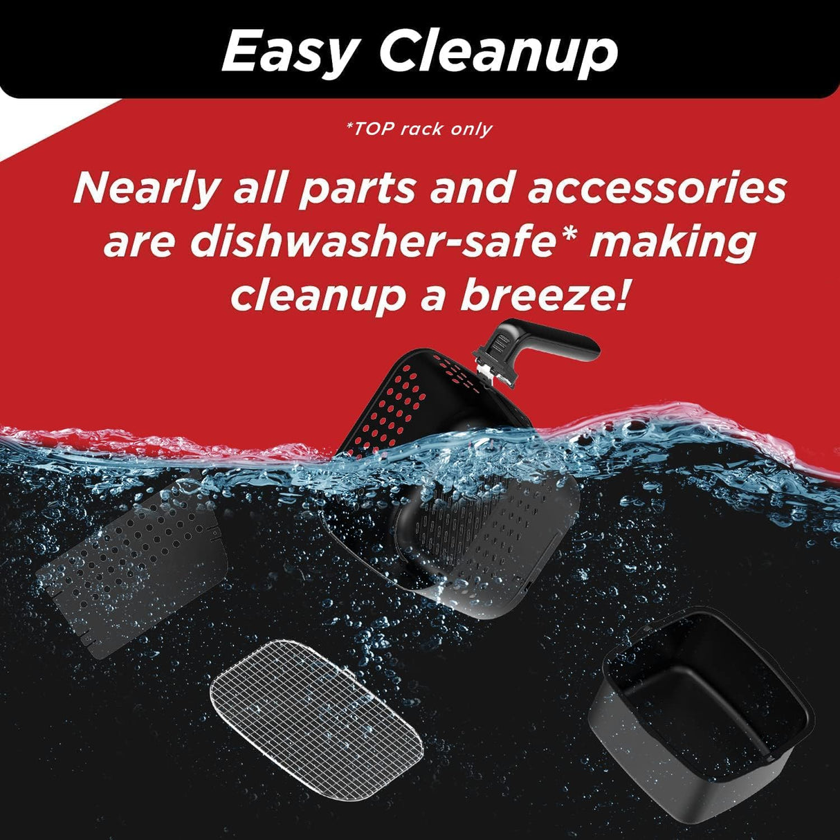 Freidora de aire Nuwave Brio 6 cuartos, digital, 6 funciones