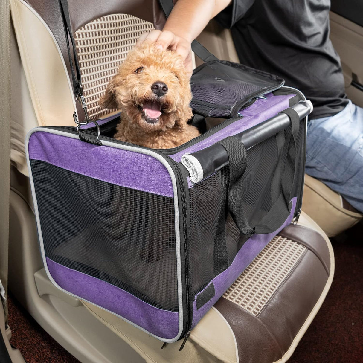 Transportin Suave para Perro Yorkie - Ventilado - 12lb