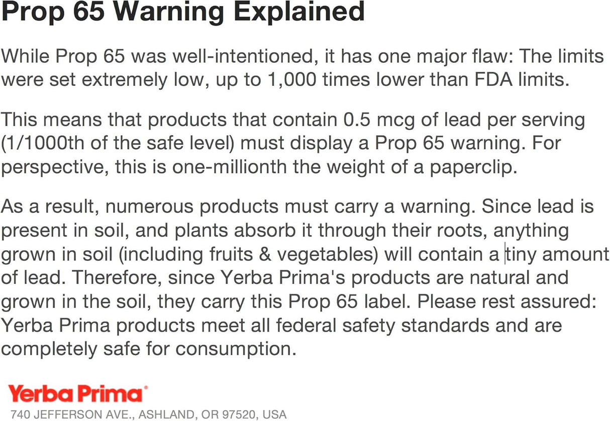 Psyllium Husk Powder Yerba Prima - Fibra Natural 24 oz