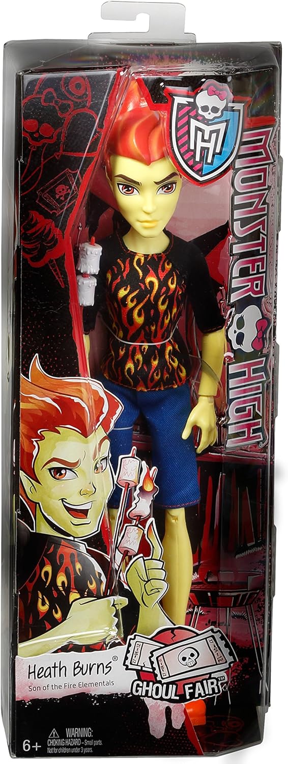 Muñeca Heath Burns de Monster High, Ghoul Fair, modelo CHW72