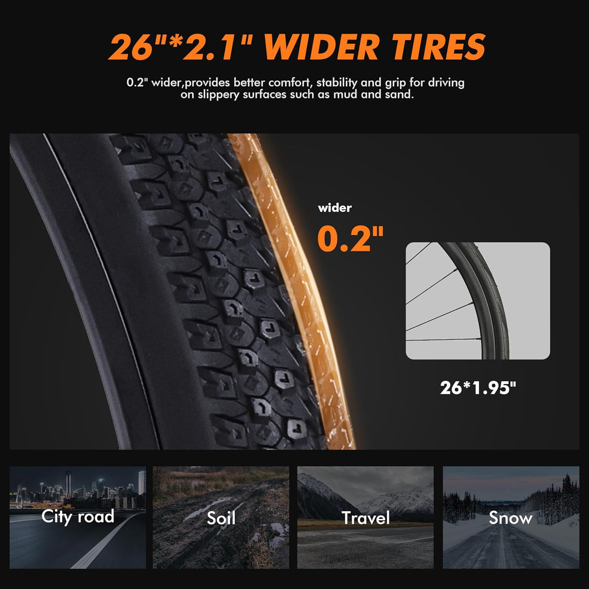 Bicicleta eléctrica Cityone 26 750W, batería extraíble, 7 velocidades