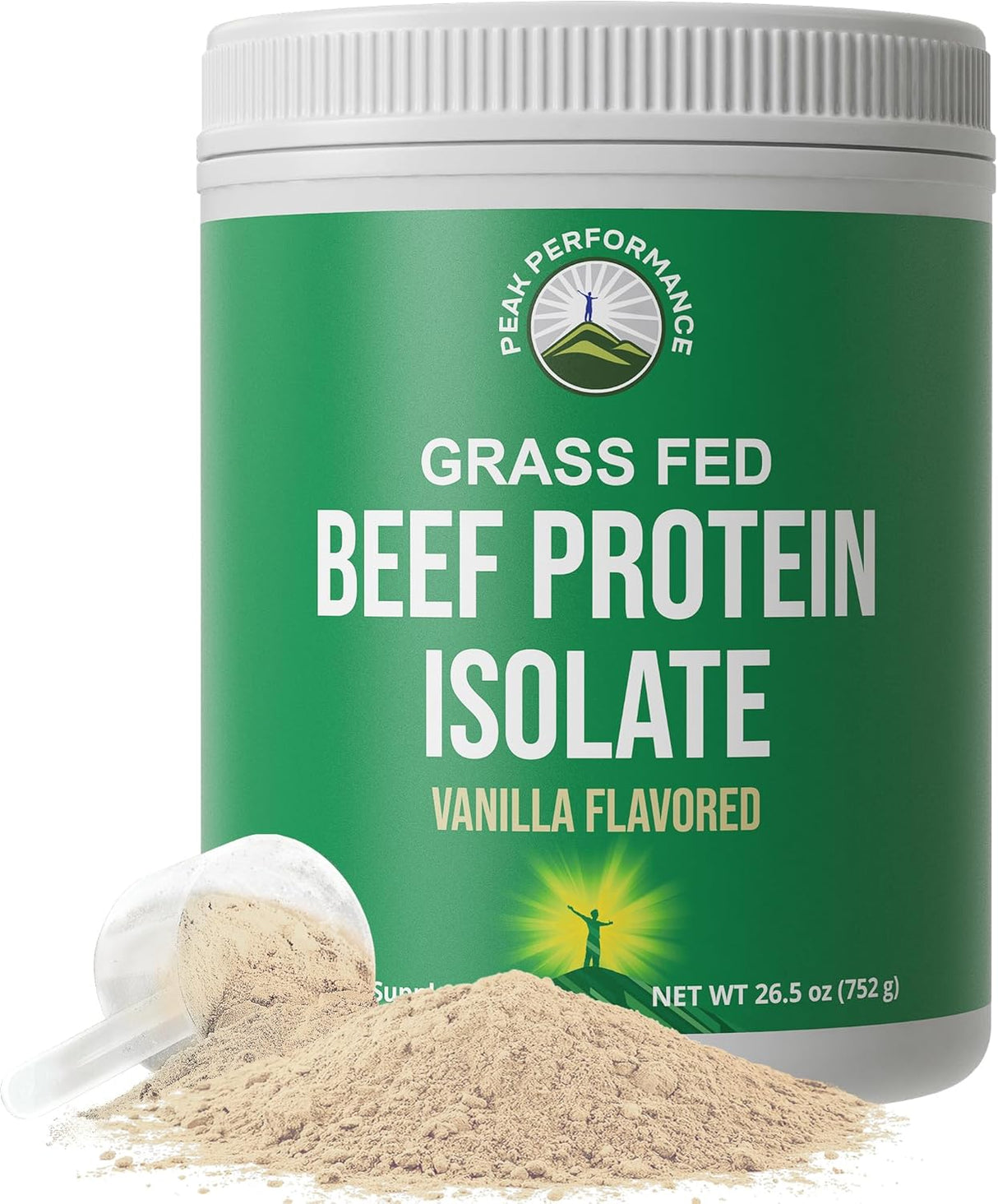 Proteína de Carne de Res 100% Sin Lactosa, Sabor Vainilla
