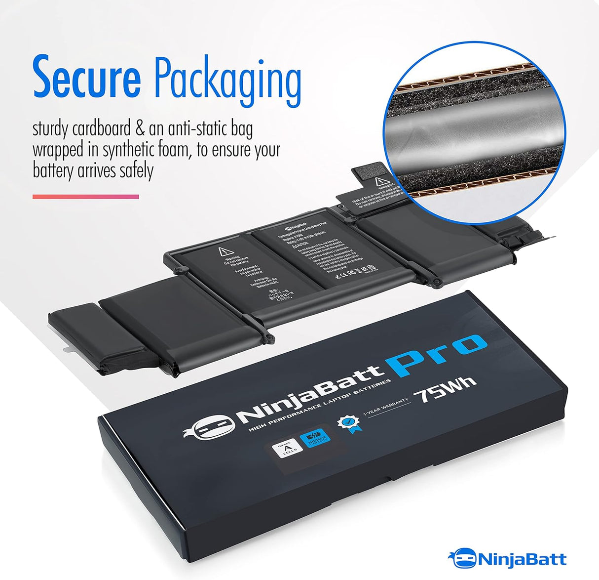 Batería A1502 A1582 para Apple MacBook Pro Retina A1493