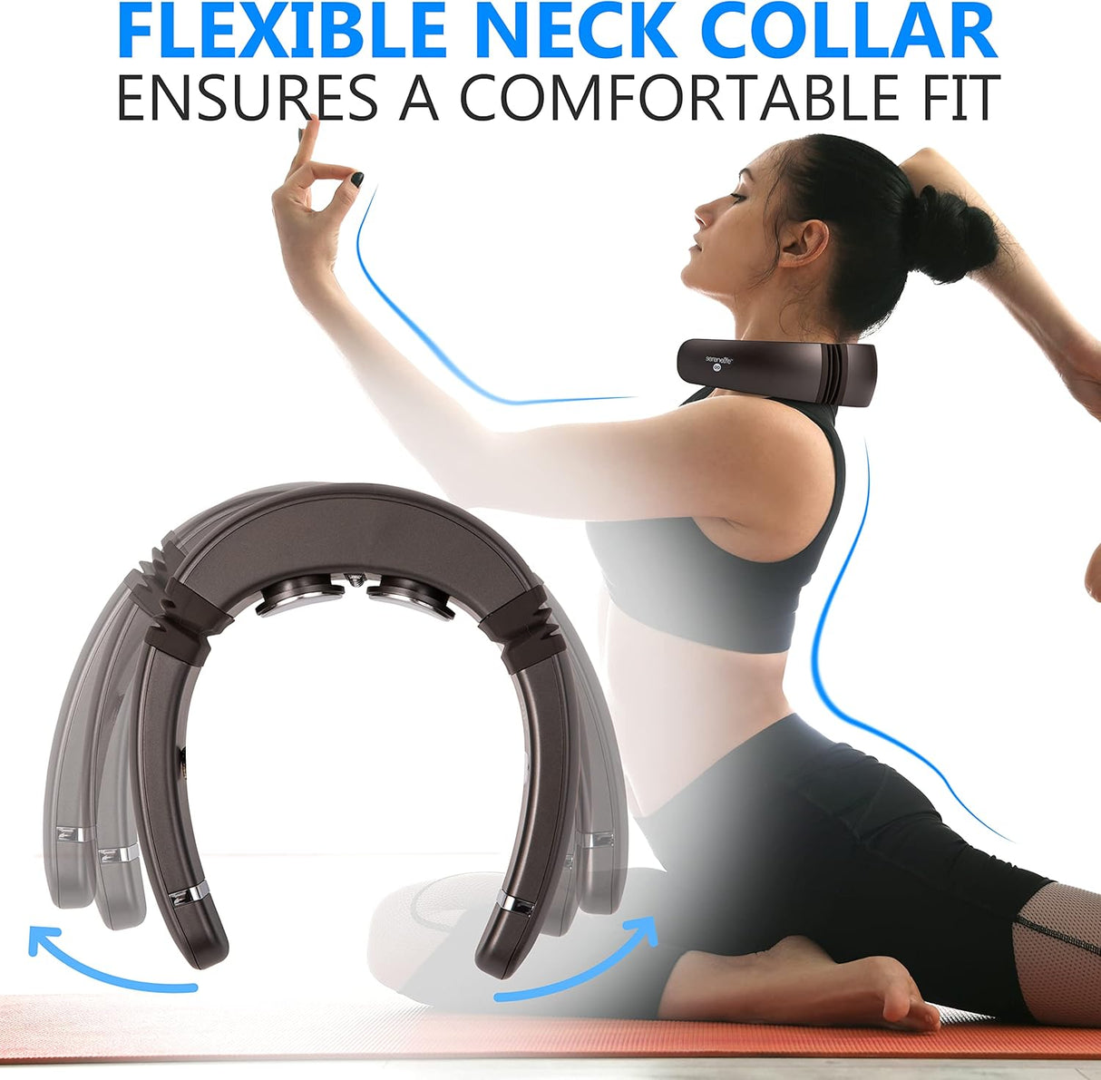 Masajeador de cuello inteligente SERENELIFE SLNKMSG131