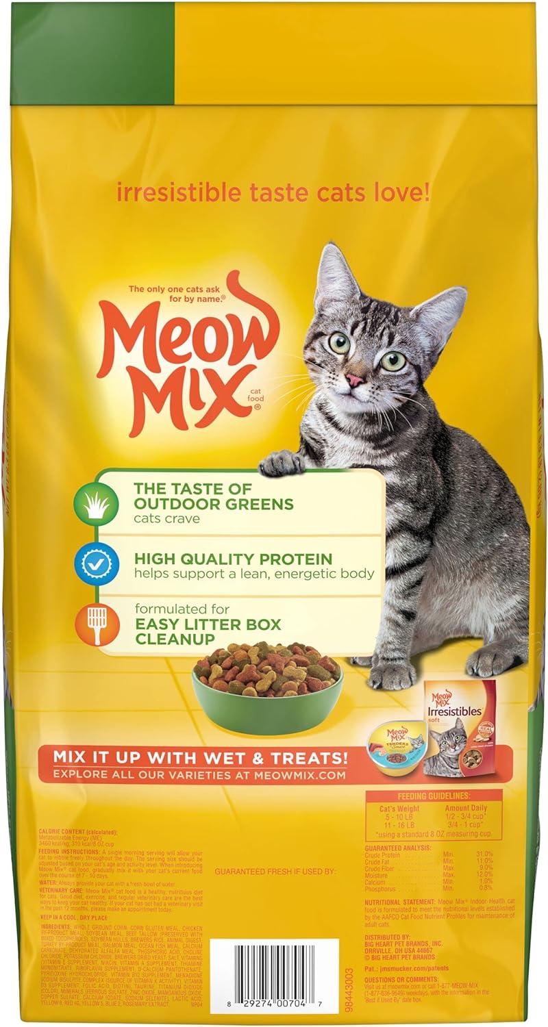 Alimento seco Meow Mix para gatos 6 libras