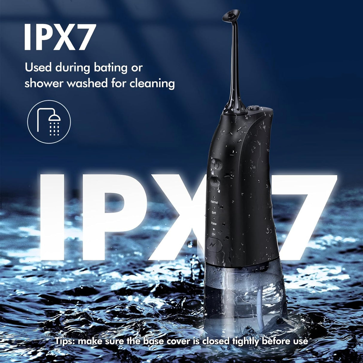 Irrigador Dental Inalámbrico IPX7 con 3 Modos y 5 Puntas