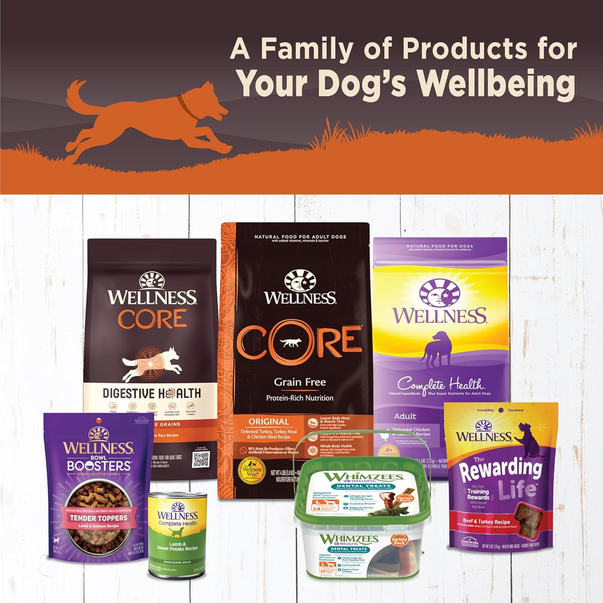Alimento húmedo para perro natural sin granos Wellness Core