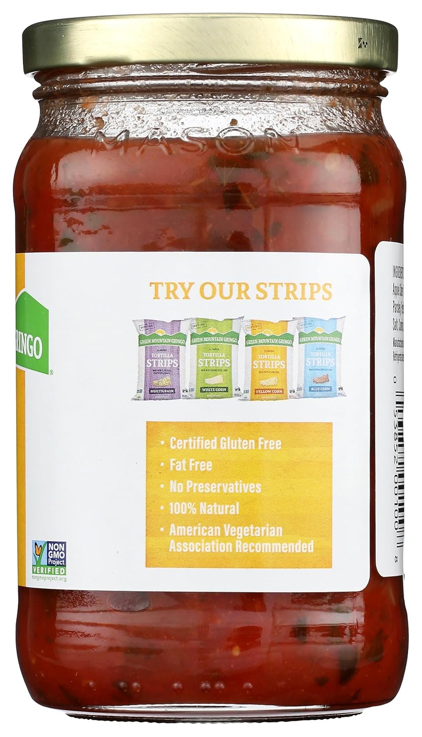 Salsa Verde Suave Green Mountain Gringo, 16 oz, 454 g