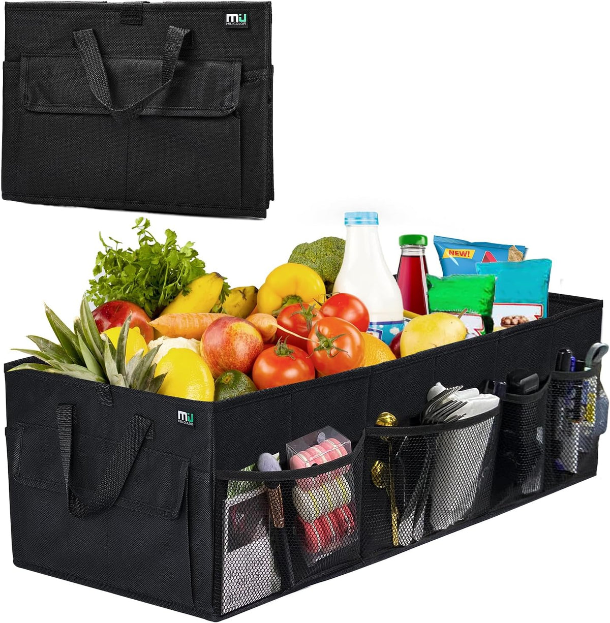 Organizador de Maletero MIU COLOR, Capacidad 70L, 12 Bolsillos