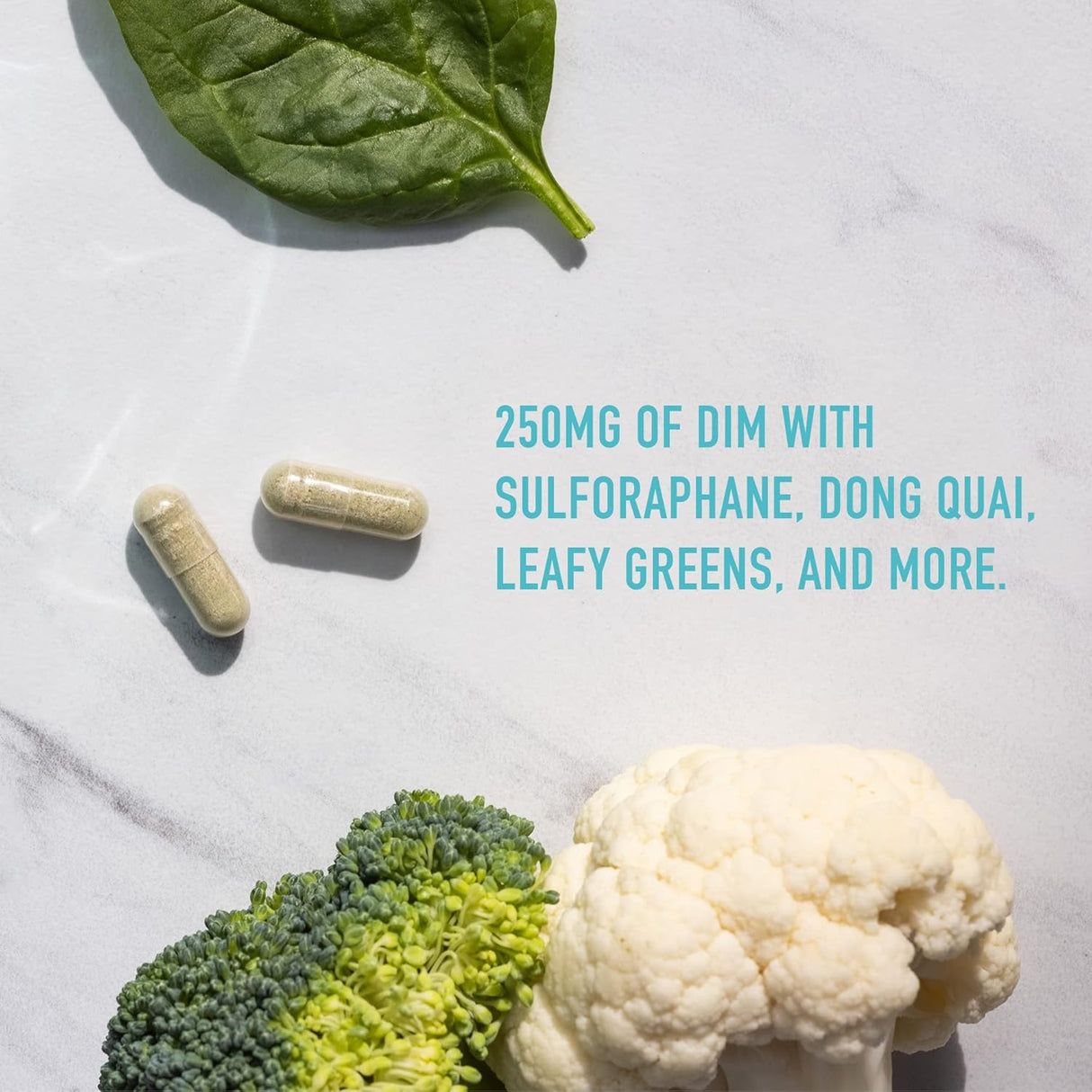 Suplemento DIM 250 mg Equilibrio de estrógeno para mujeres