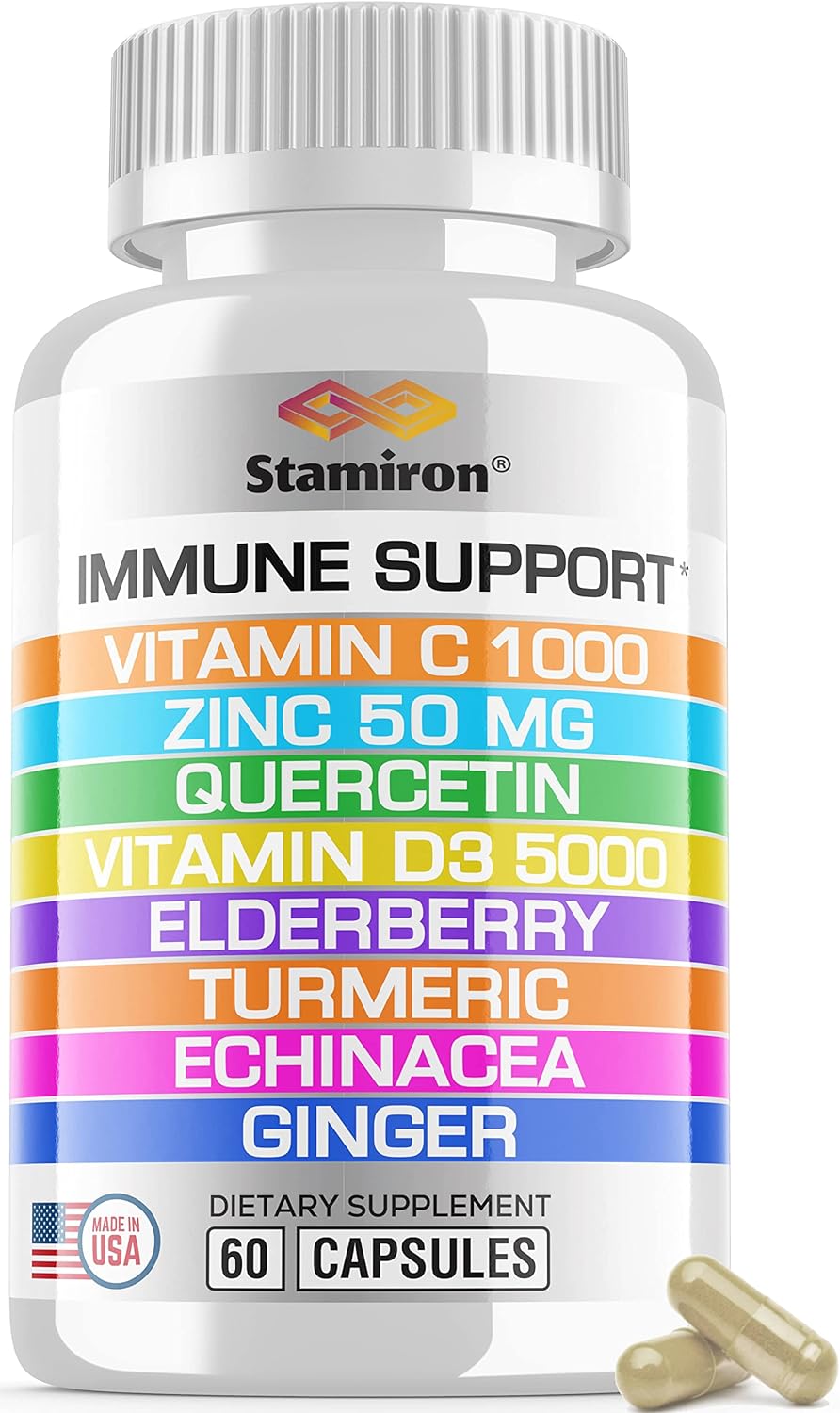 Apoyo inmunológico con quercetina zinc 50 mg de vitamina C