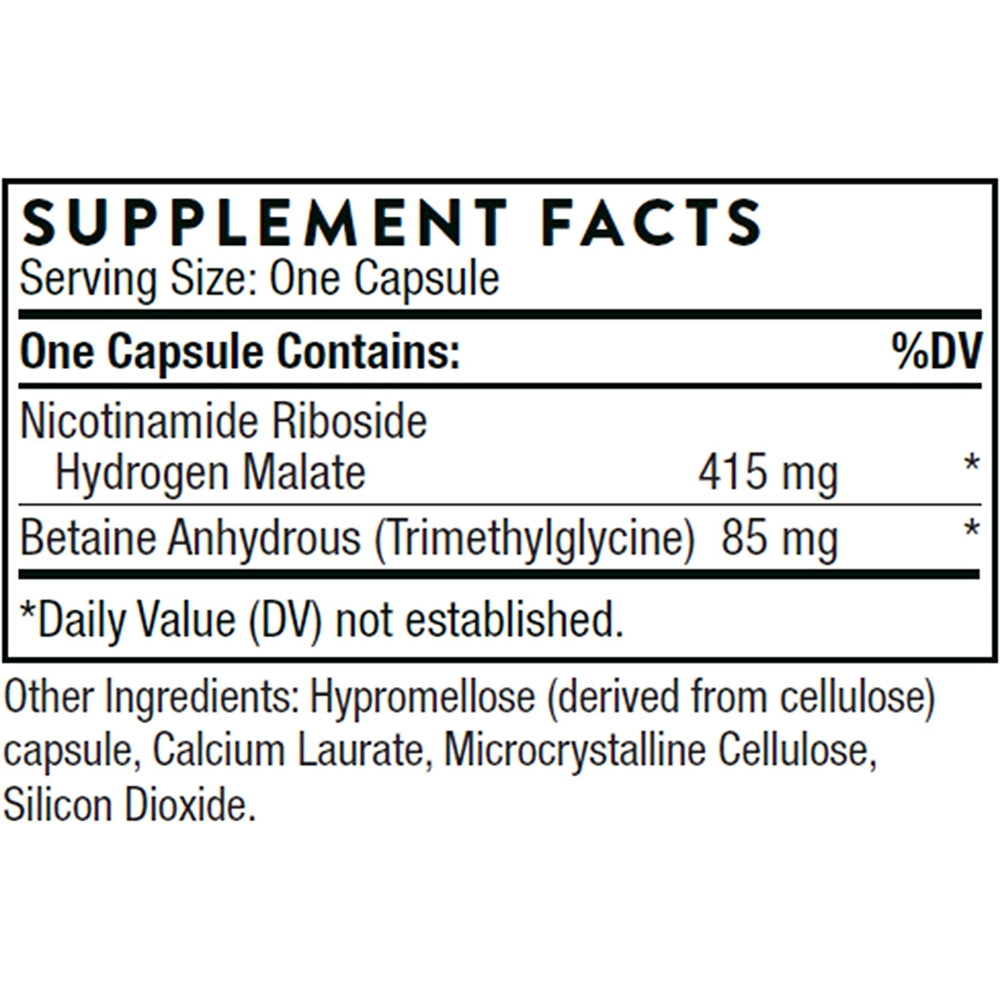 Suplemento de ribósido de nicotinamida Sin gluten 60und