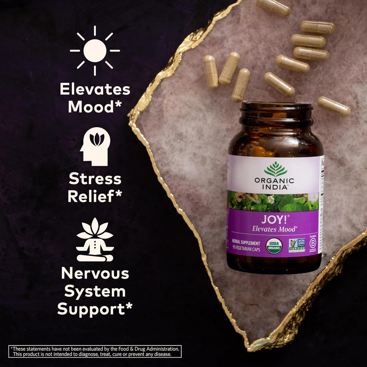 Suplemento de Hierbas Orgánico para la Memoria - 90 cápsulas