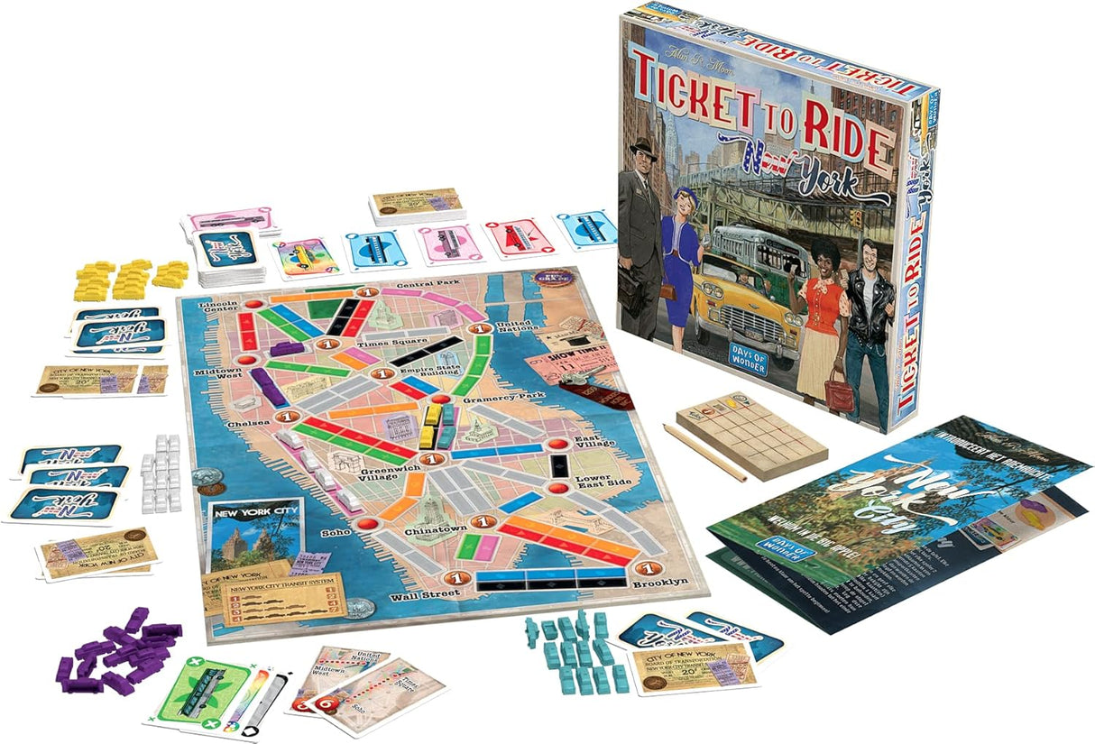 Ticket to Ride Nueva York - Days of Wonder, Juego de Estrategia