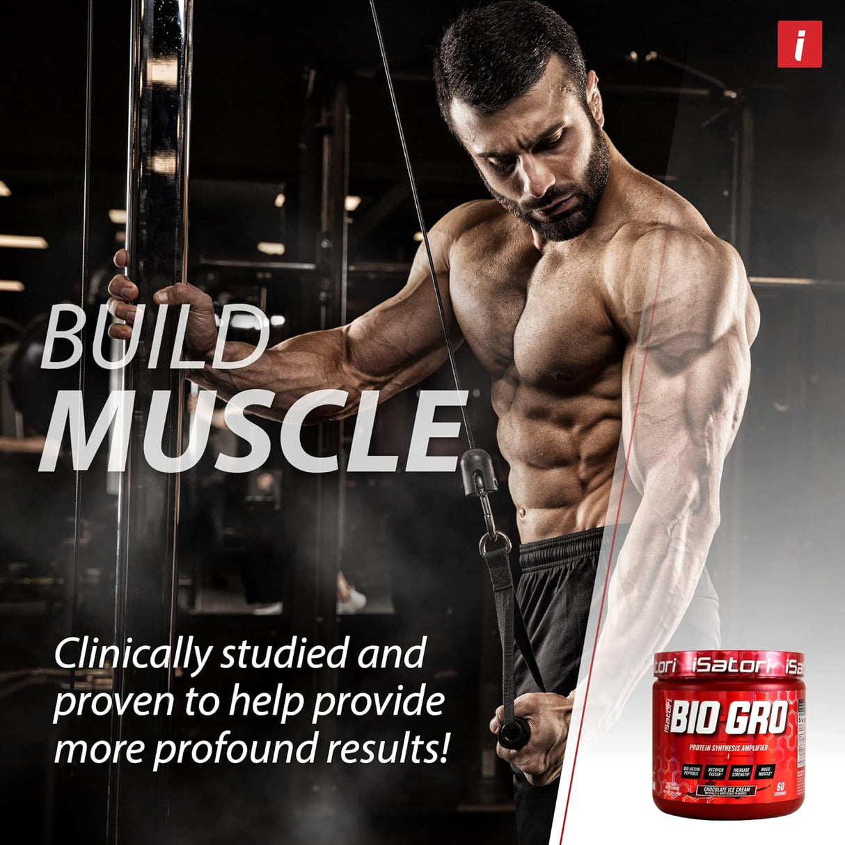 Suplementos Alimenticios Bio-Gro músculo magro chocolate