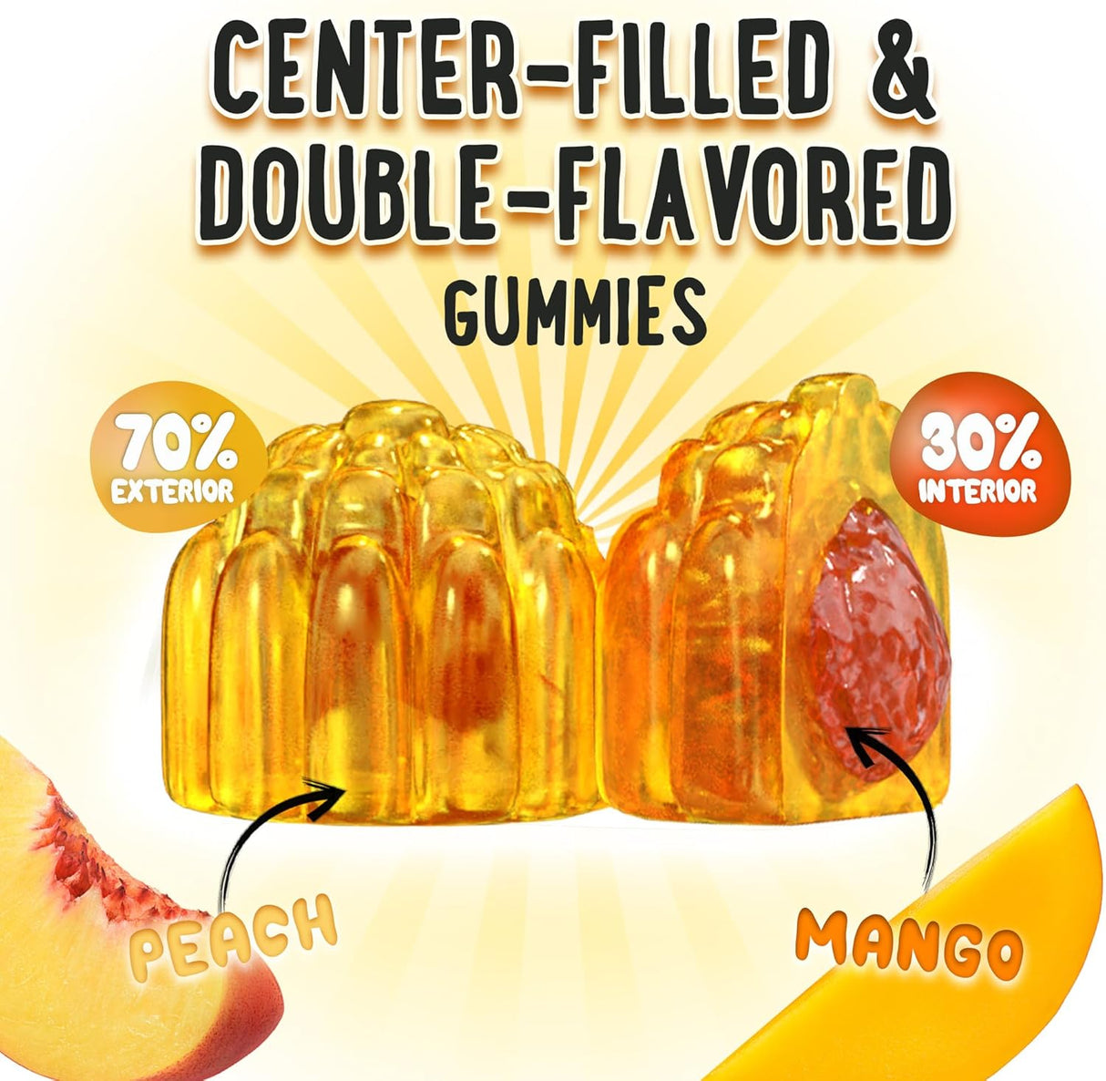 Gomitas de Magnesio Glycinate 400MG - Calm y Sueño, 120