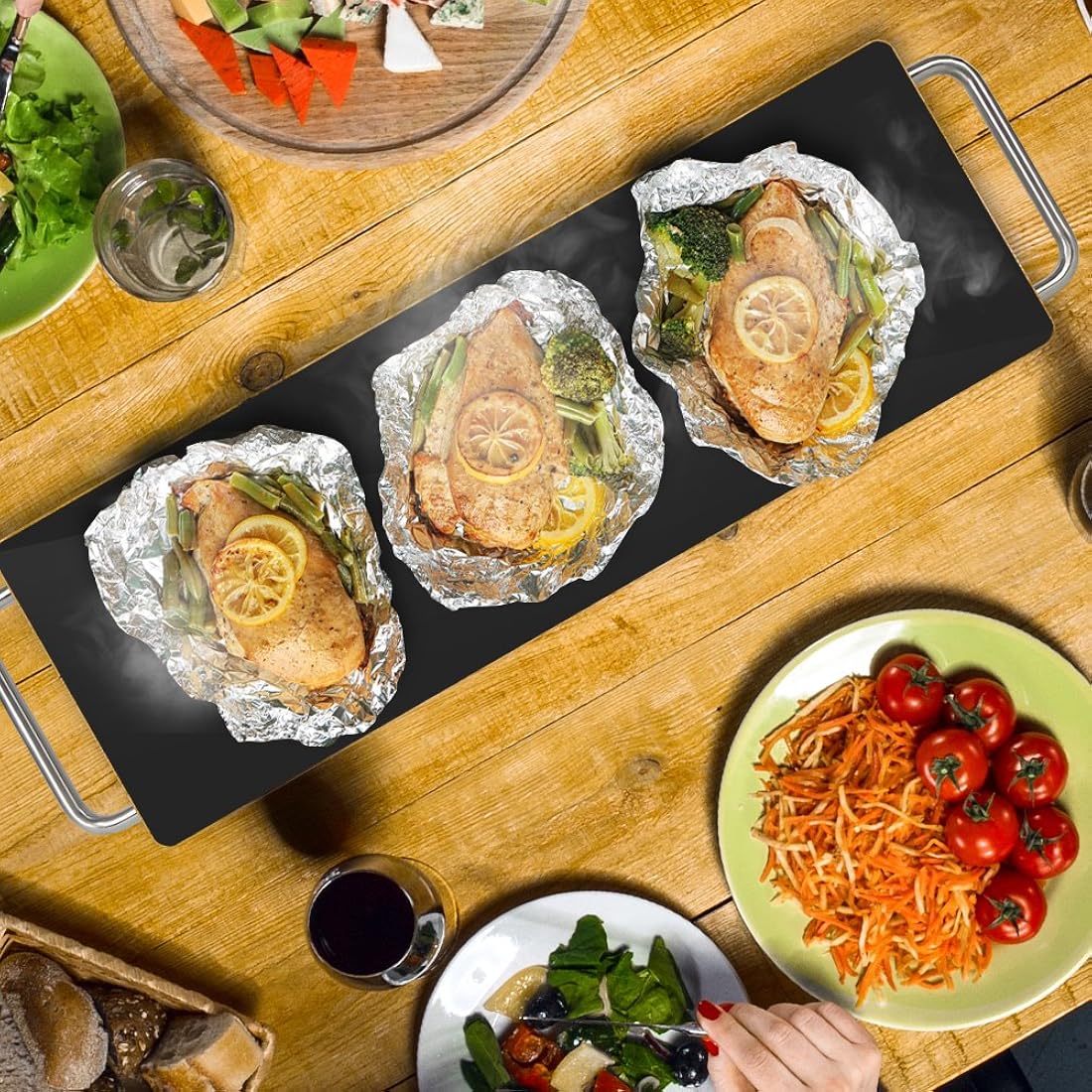 Charola para conservar los alimentos calientes NutriChef