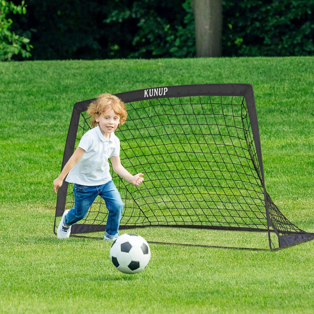 Porterias de futbol portatil y desarmable para niños