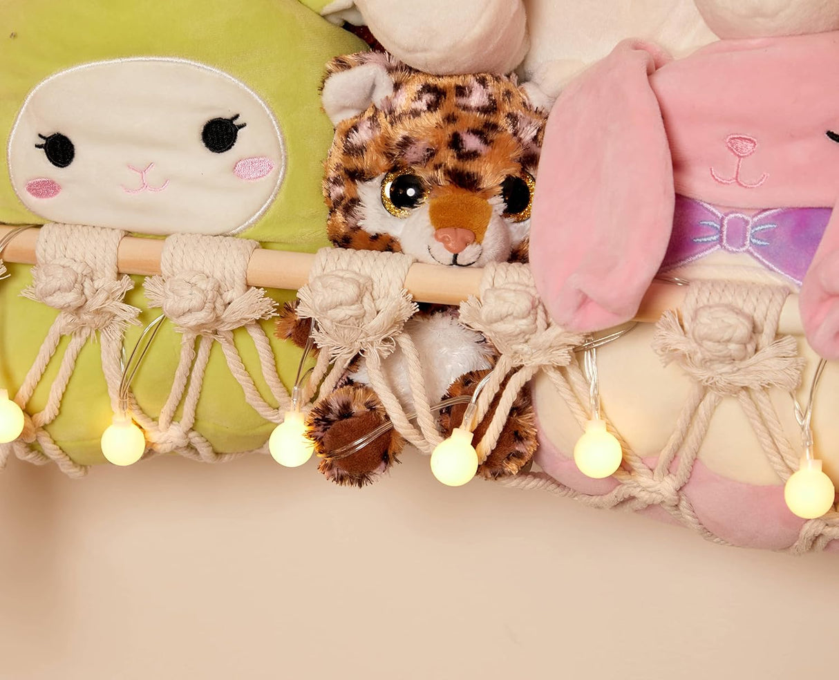 Hamaca de Macramé para Peluches Lilly's Love | Grande y Boho
