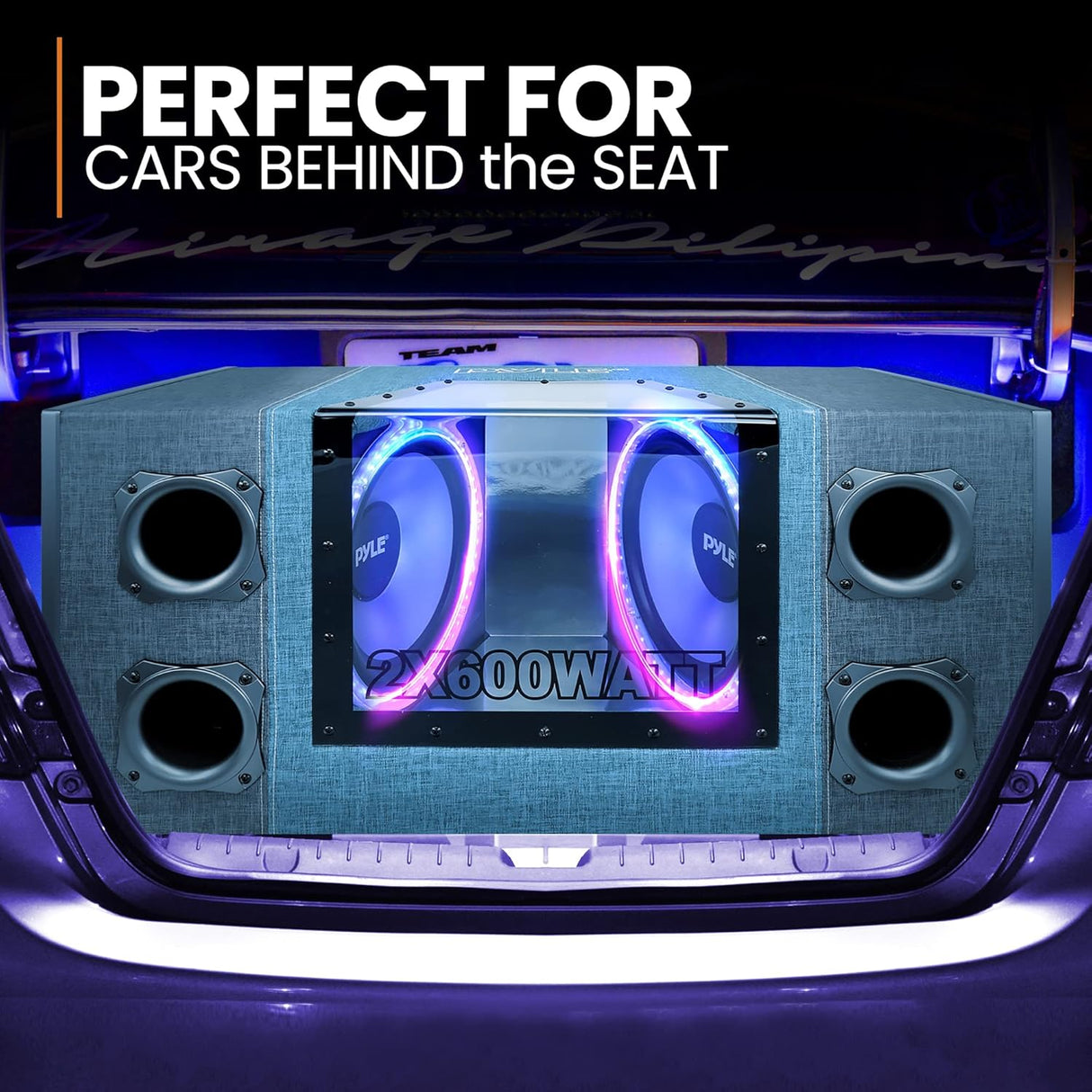 Parlantes de Caja de subwoofer PYLE PLBNPS22